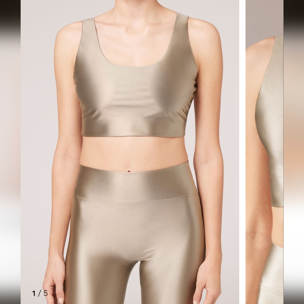 Calzedonia Super Shiny Satin Top- S-M